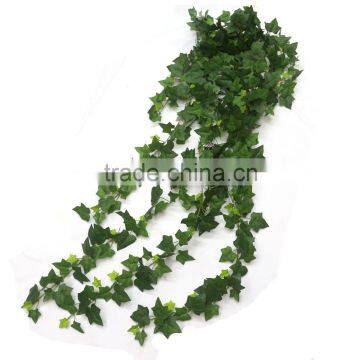 2016 new design cheap wholesale green plastic artificial ivy