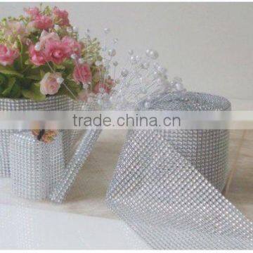 Hot Sale Rhinestone Mesh Trimming Ribbon For Wedding Decorations photo-2