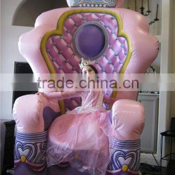 2016 newest giant inflatable throne chair for sale