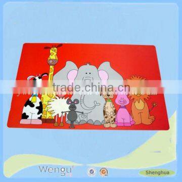 2015Newly Design pp place mat/clear dinning plastic table mat