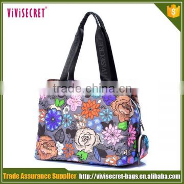 vivisecret Hot Sale Super Soft handbag Mom baby Bag with flower printing