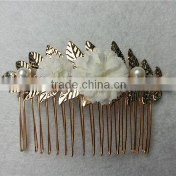 Bidal Hair Comb-Hawaiian Plumeria Flowers Bridal Beach Wedding Fascinator Headpiece Wedding hair accessory FHCOC2002-4