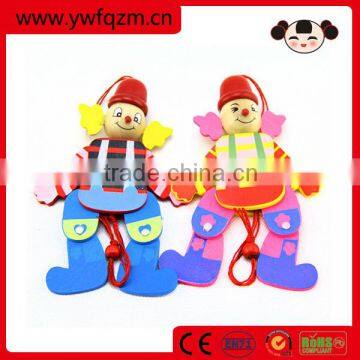 Wooden string toys wooden puppet hand