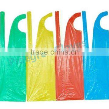 Disposable cheap plastic aprons, CE&ISO PE Apron Best Price for kitchen