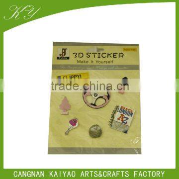 Professional Factory Customized Cartoon 3d Sticker