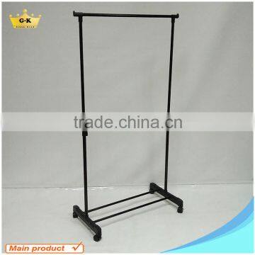 High Quality Cheapest Single Rail Garment Coat Rack Made in China Shenzhen Manufacturer