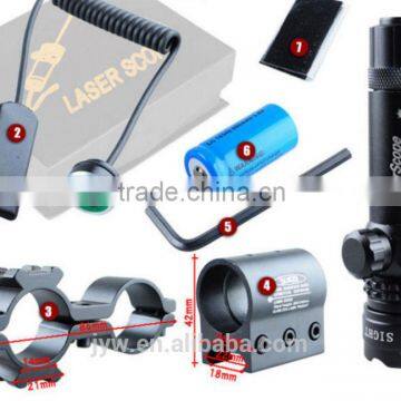 800m tactical red & green beam laser sight with rail mount