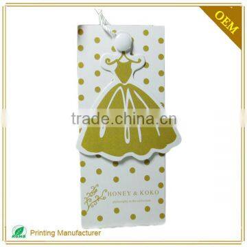 Wholesale High Quality Custom Clothes PriceDouble Hanging Tags