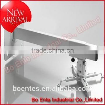 Office Wall Mount Short Throw Projector Bracket with Length Adjustable for Presentation Equipment