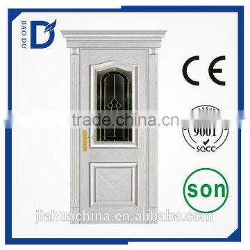 Office Solid Wood Door Insert Glass Interior Room Door/gate photo-3
