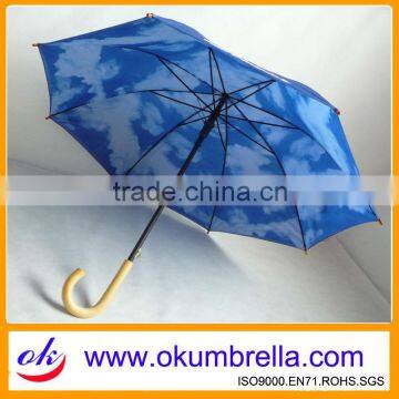 Fashion Blue Sky and White Clouds Umbrella OK066