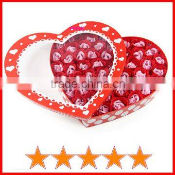 Fancy flower rose soap/rose flower soap gift packing