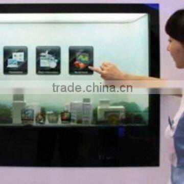 Rear projection interactive touch foil,55 inch interactive touch foil for window display,Dual touch foil supplier