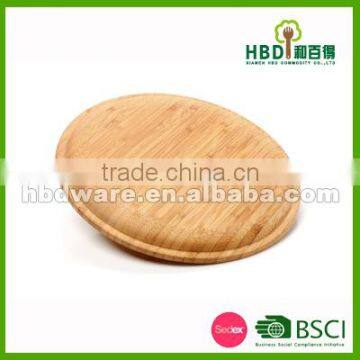 New Design Round Serving Tray, Bamboo Plate, Divided Platter photo-2