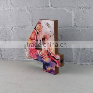 Sublimation Wood Letters Personalized Number Crafts,sublimation numbers gifts for promotion