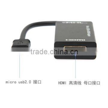 MHL to HD MI HDTV 1080P CABLE ADAPTER For HTC One M8 for LG for Sony for Xperia Z1 photo-5