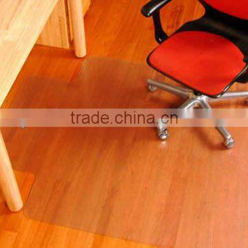 2mm frosted clear pc chair mat/pc floor protection mat