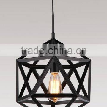 American Country industrial pendant lighting fancy pendant light restaurant pendant Light with black alumi shade