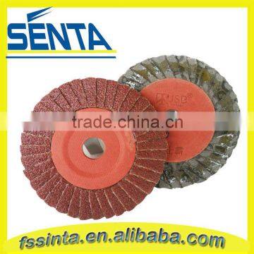 4" 36-leaf Flower Abrasive Cloth Flap Disc