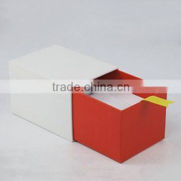 Warm Color Beautiful Cardpaper Drawer Box for Watch Display