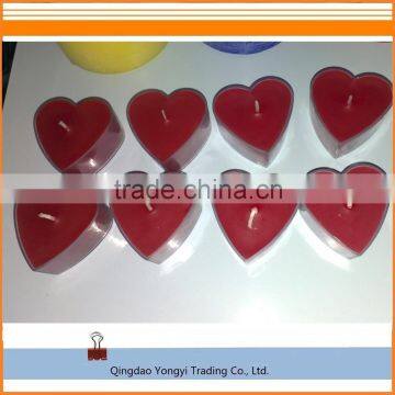 cheap tealight candle in heart shape holders