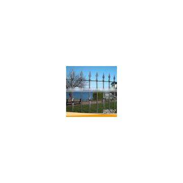 Ornamental iron fence, cheap wholesale galvanzied used wrought iron fencing for sale