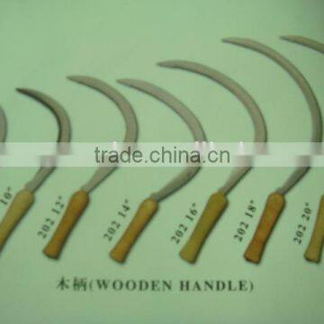 Steel Head Sickle With Wooden Handle or Plastic Handle photo-6