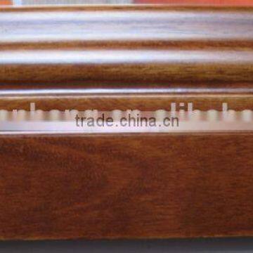 wood color mdf moulding