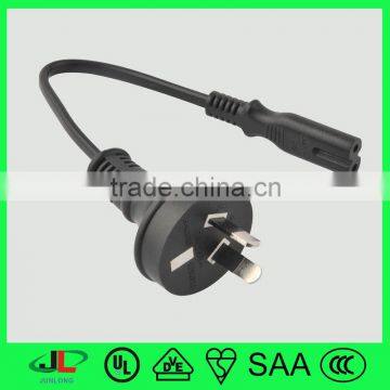 Australian 2 core electric plug power cable and C7 electric extension cord