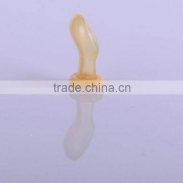 M size Thumb shaped latex pacifier nipple