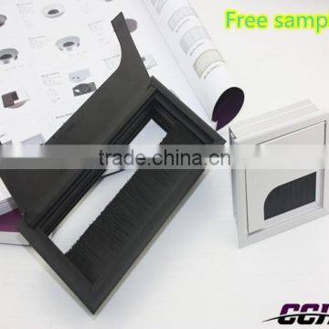 Aluminum alloy table hole cover/office desk line box/grommets for computer desk