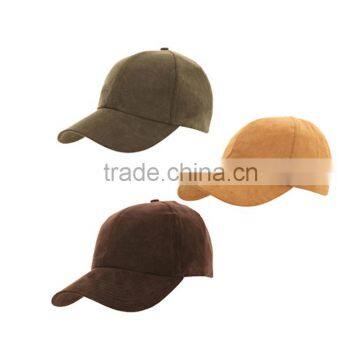 wholesale suede new design custom baseball cap