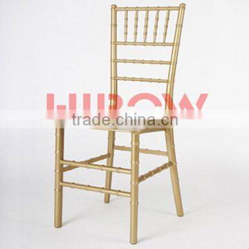 pp material silver gold chair sale for banquet and wedding