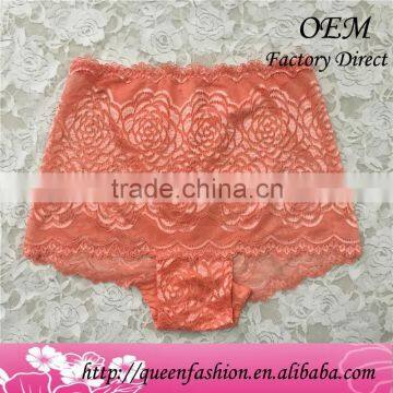 Luxury large womens panties breathable nylon underwear slimming high waist panty