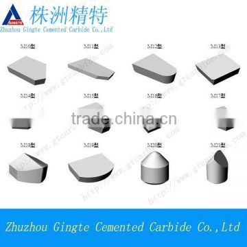 many kinds of tungsten cemented carbide brazed tips