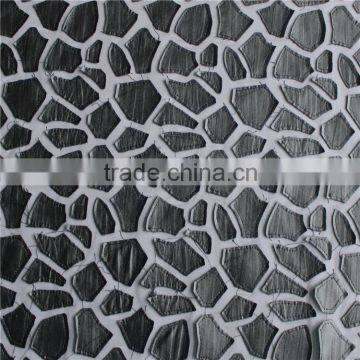 favourable breathable PU coated 100% polyester african fabric net black indian lace fabric