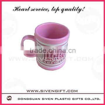 Fashion design 3D cartoon soft pvc mug