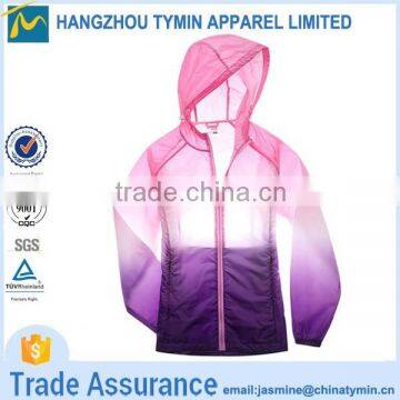 Hot sale anti uv jacket water-proof sportwear cheap windbreaker jacket