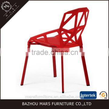 PP Red Blak Red Plastic Beach Chair photo-2