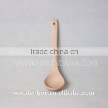 2016 wholesale Eco-friendly natural healthy flat wooden spoon