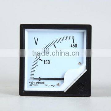 black case pointer panel meter,analog panel Ammeter and Voltmeter All kinds of pointer meter