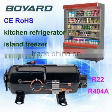 Hot sale! Low noise high COP refrigerant part 0.75 hp refrigerating unit kompressor for under counter beer refrigerator