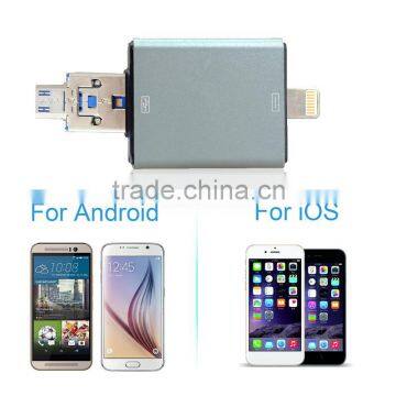 3 in 1 i Flash Drive u Disk Mobile Phone Usb Flash Drive for IPhone 5 5s 6 Plus IPad Mini PC IOS photo-6