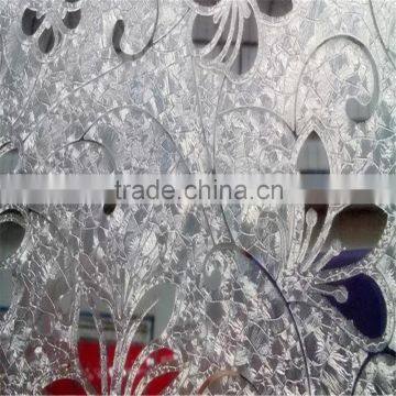Designed Kitchen Cabinet Door Glass
