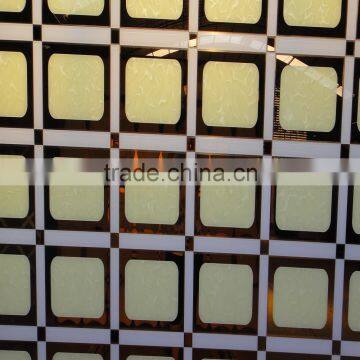 back ground wall decorative magnetic glass building decoration