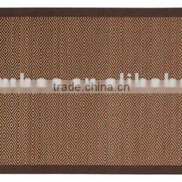 multi line weave bamboo rug