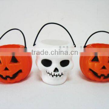 Mini Plastic Halloween Candy Bucket
