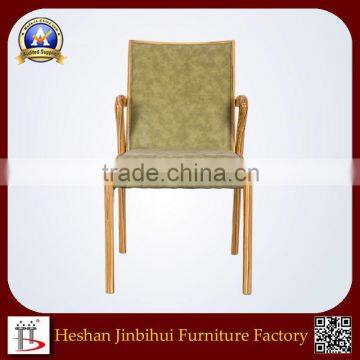 high quality stackable modern hotel wooden arm chairs