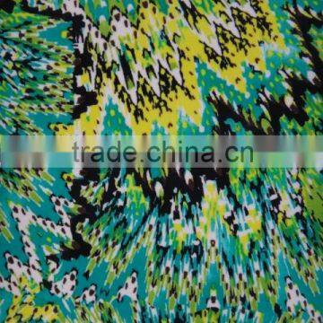 100% print fabric fashion swimming fabric 75D polyester fabric