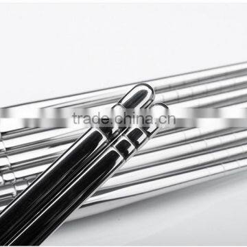 South Korean High-grade Stainless Steel Chopsticks Korean Square Antiskid Chopsticks Tableware.High Quality Household Chopsticks photo-4